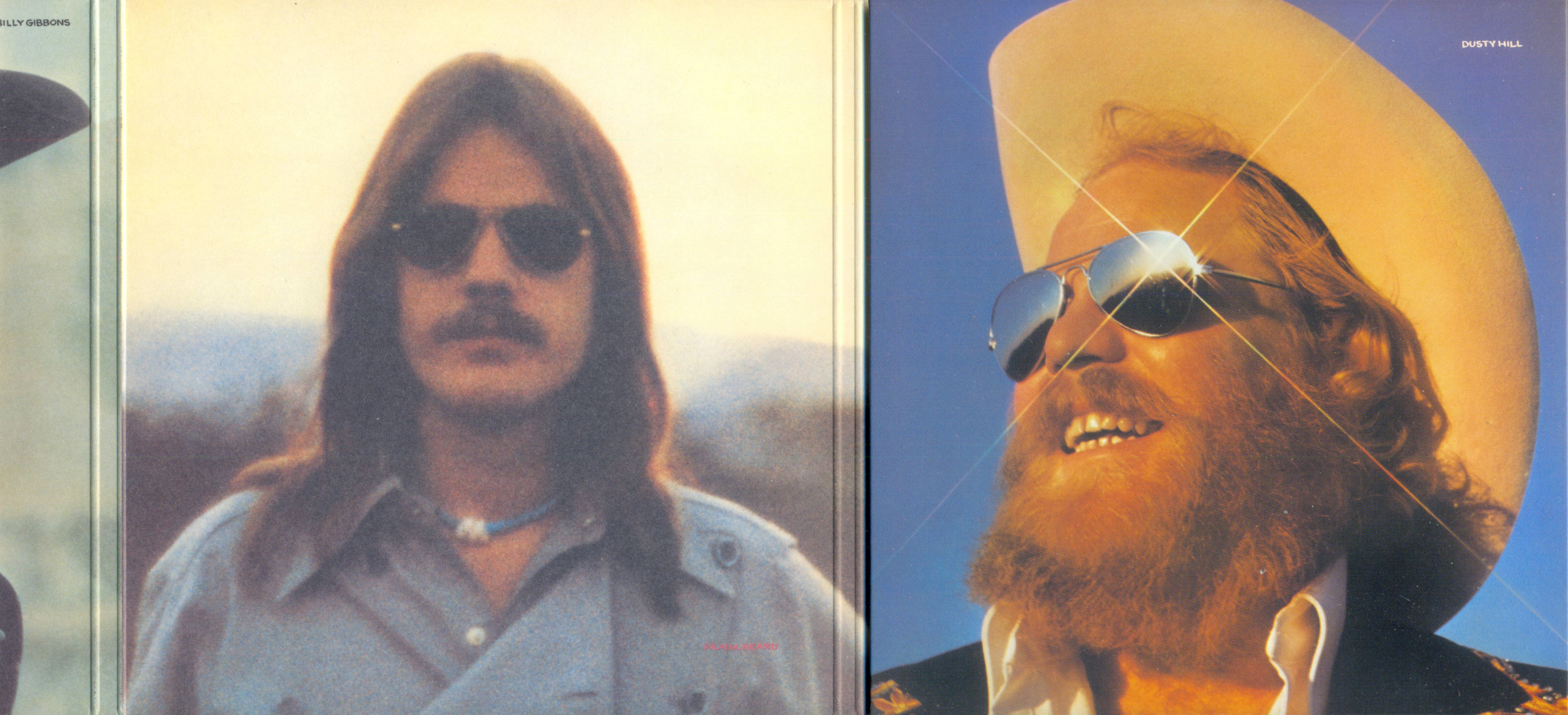 ZZ Top  Tejas : Inlay rechts  jpn shm